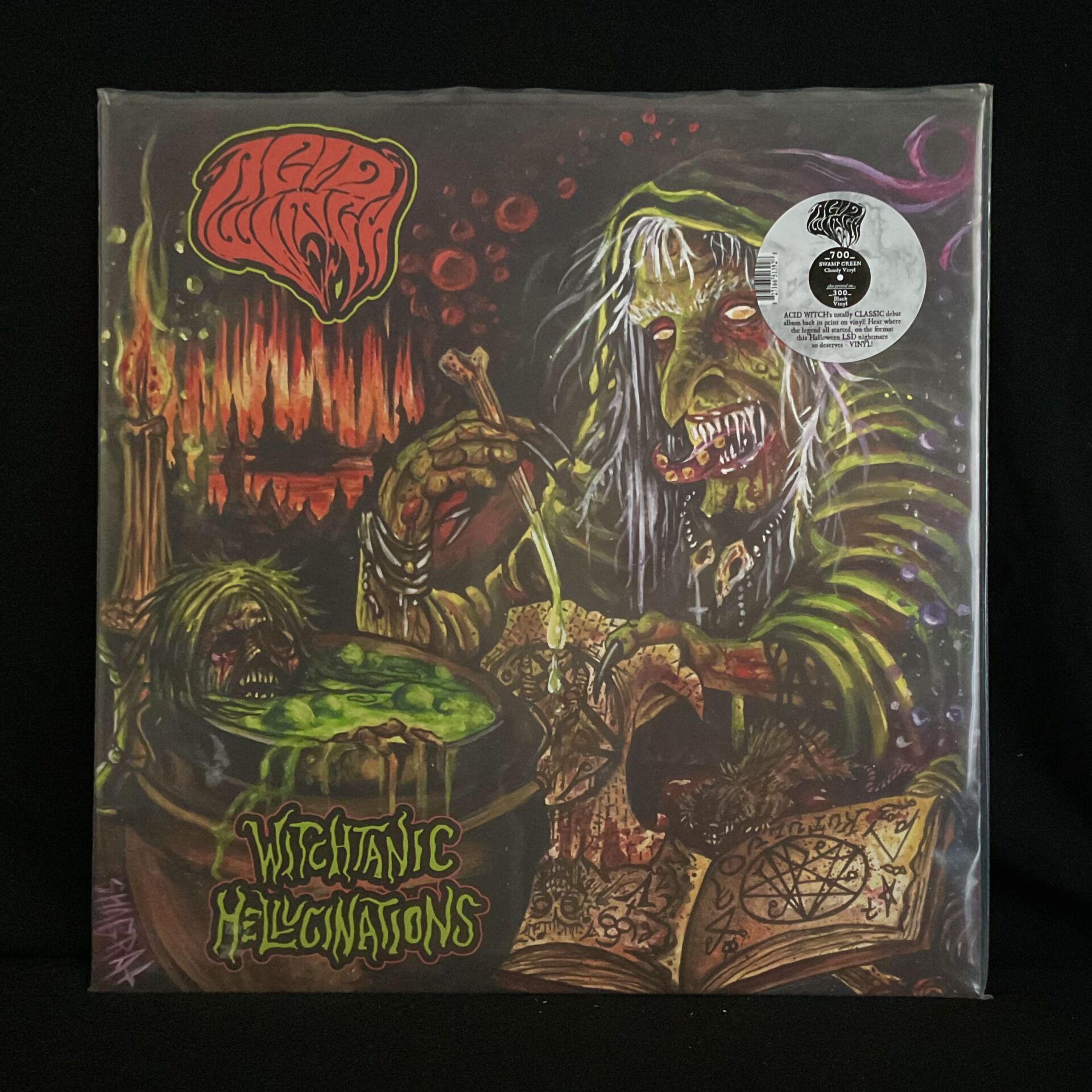 Acid Witch-Witchtanic Hellucinations LP Cloudy Vinyl