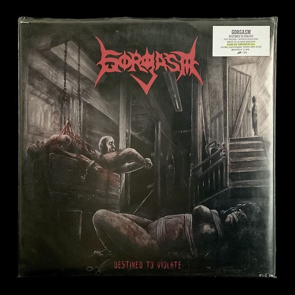 Gorgasm-Destined To Violate Bloodred Transparent LP