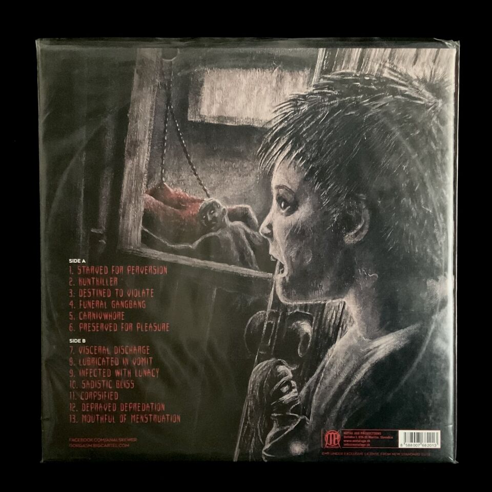 Gorgasm-Destined To Violate Bloodred Transparent LP