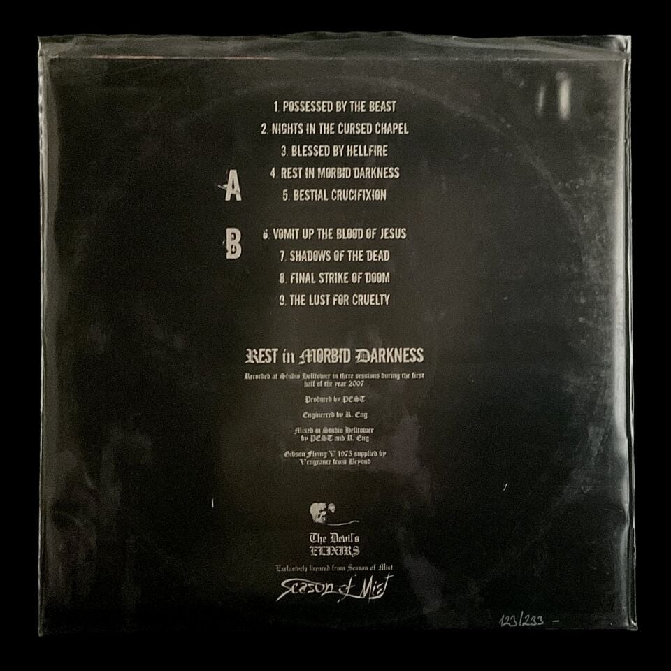 Pest-Rest In Morbid Darkness LP COLOURED