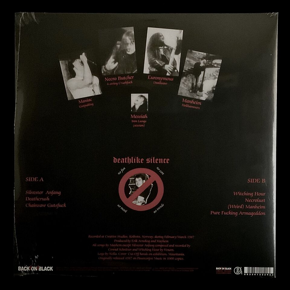 Mayhem-Deathcrush LP COLOURED