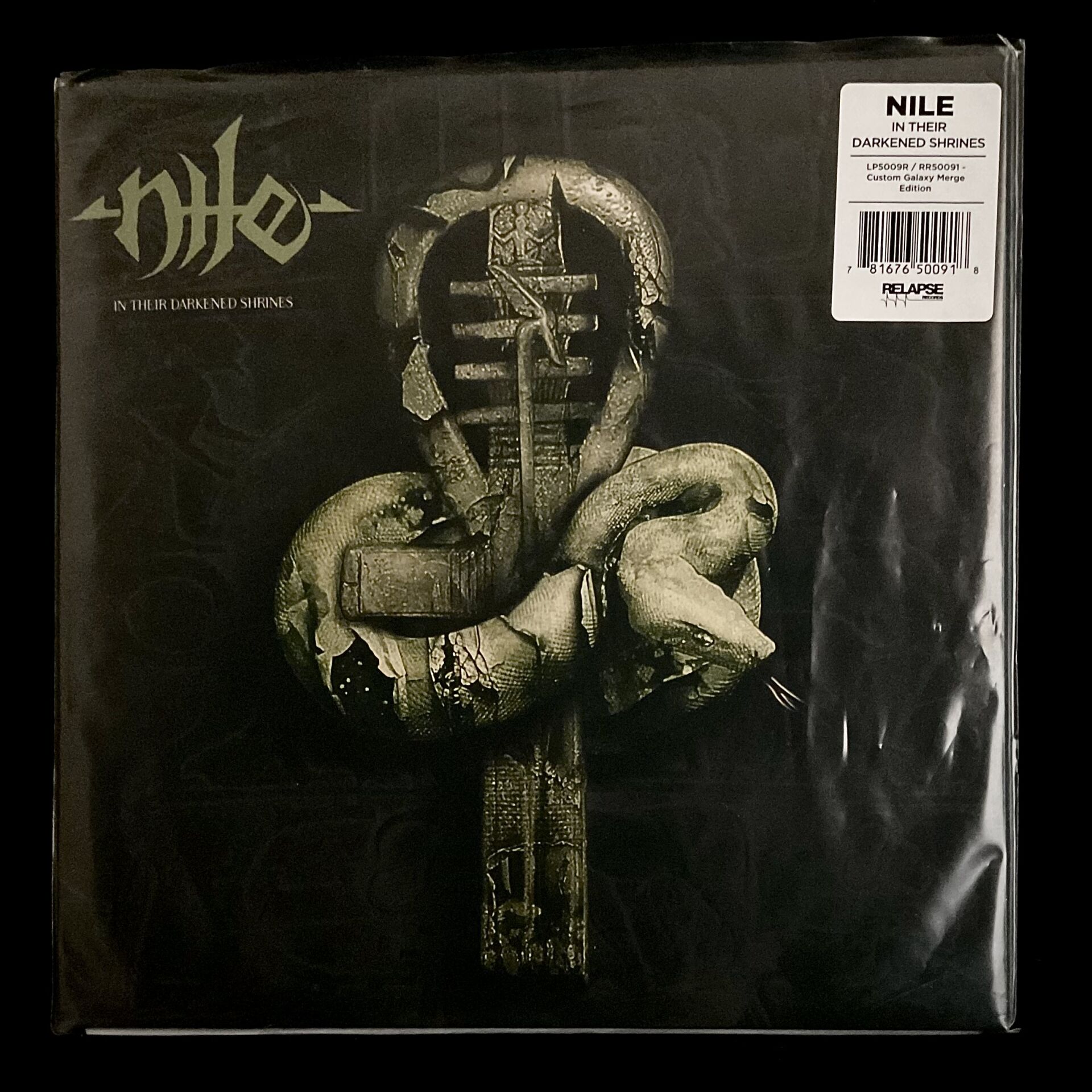 Nile-In Their Darkened Shrines DOUBLE LP GATEFOLD COLOURED