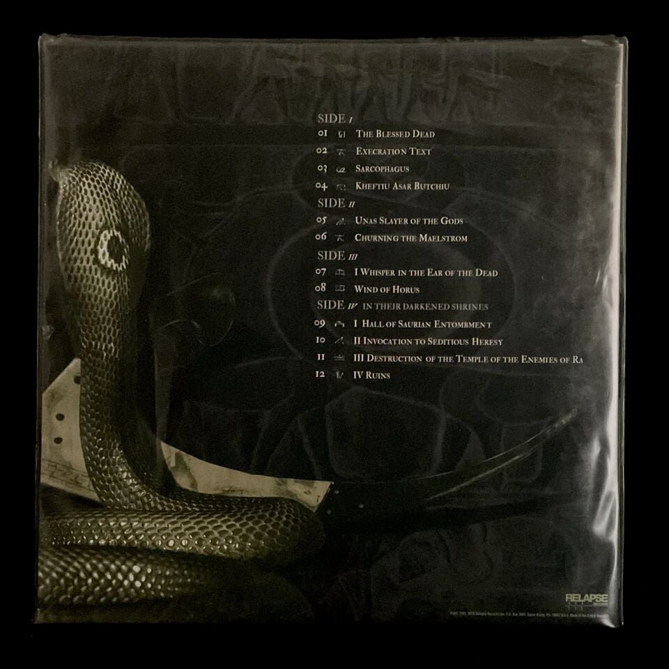 Nile-In Their Darkened Shrines DOUBLE LP GATEFOLD COLOURED