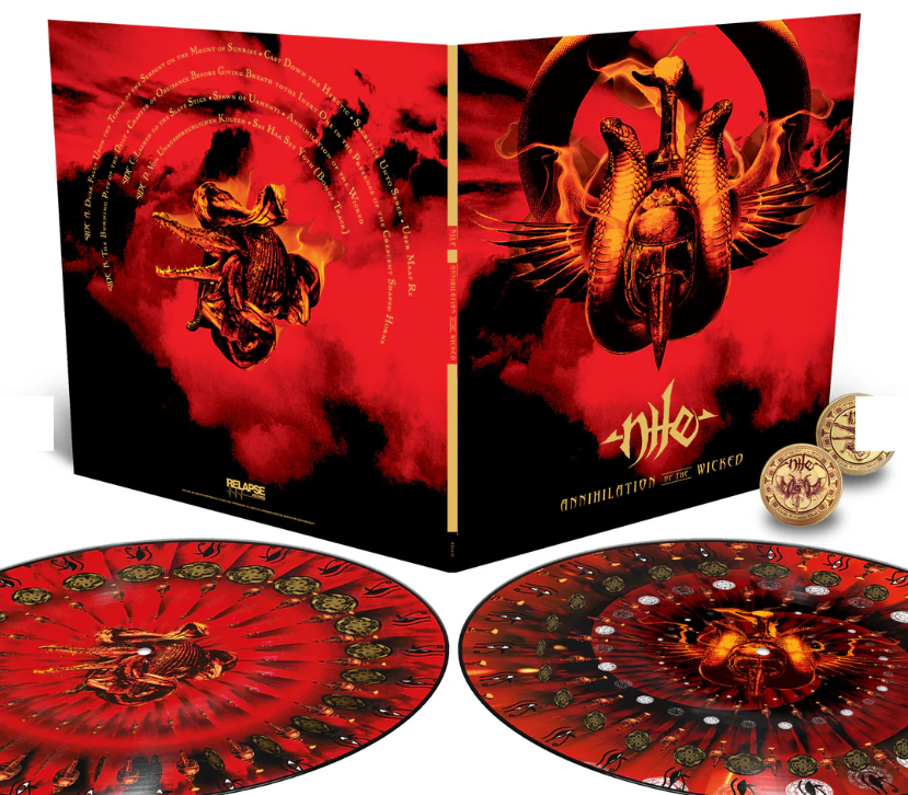 Nile - Annihilation Of The Wicked - DOUBLE LP PICTURE GATEFOLD PRE ORDER 25 July 2025