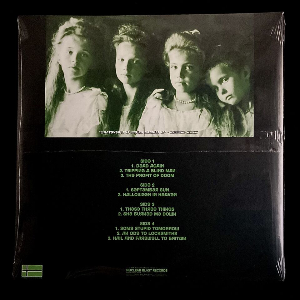 Type O Negative-Dead Again LP GATEFOLD COLOURED