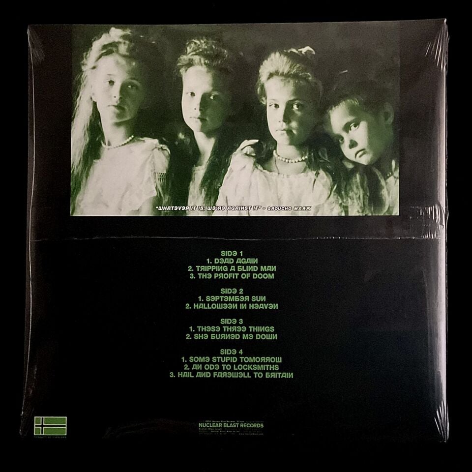 Type O Negative-Dead Again DOUBLE LP GATEFOLD COLOURED