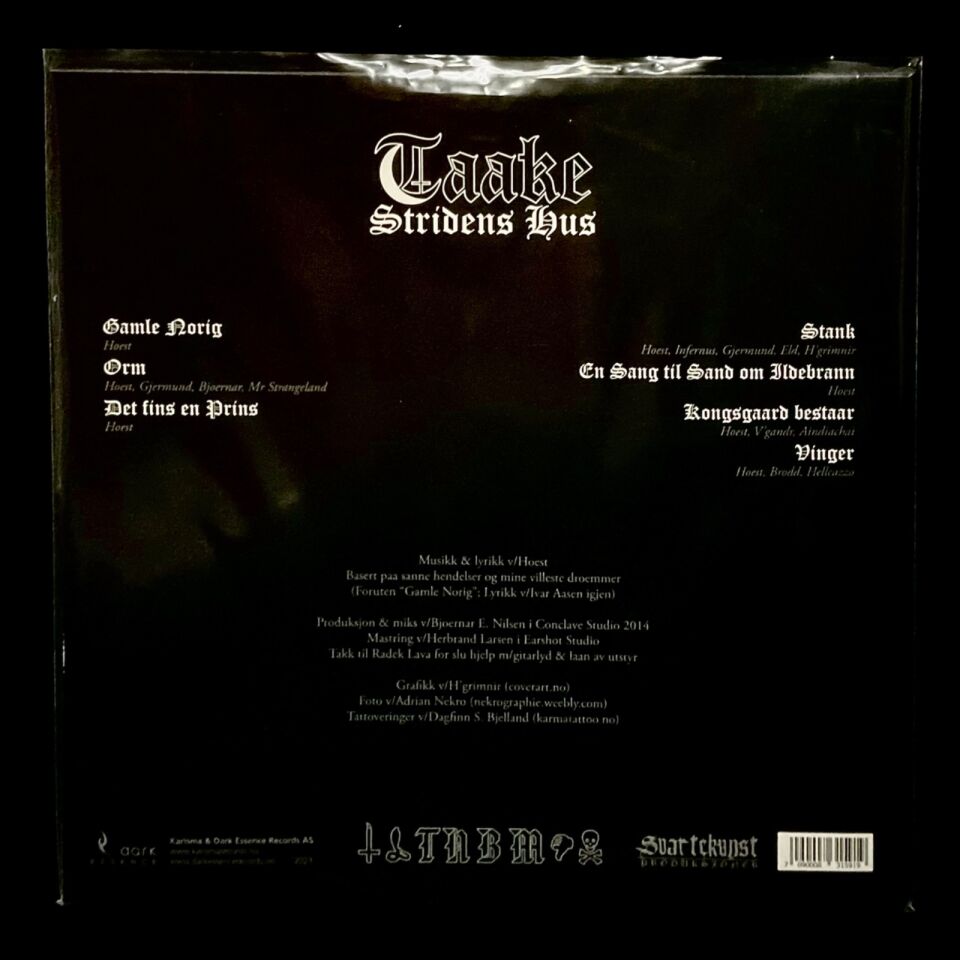 Taake-Stridens US LP COLOURED