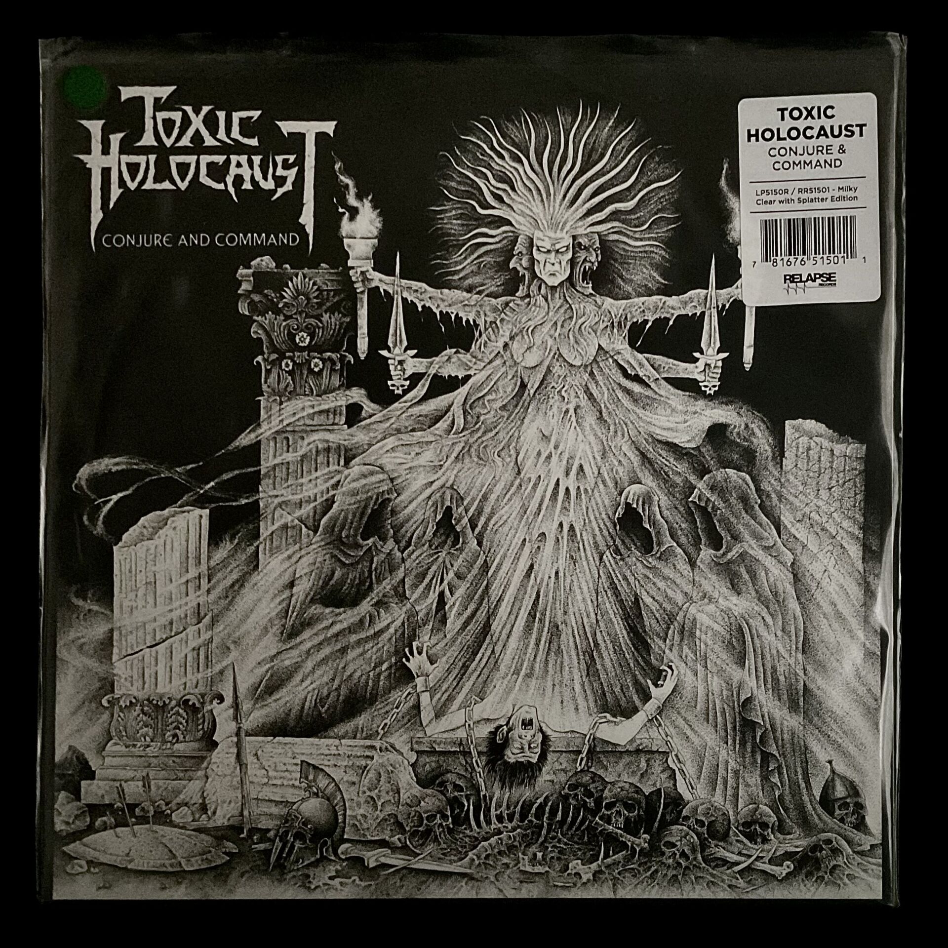 Toxic Holocaust-Conjure And Command LP COLOURED