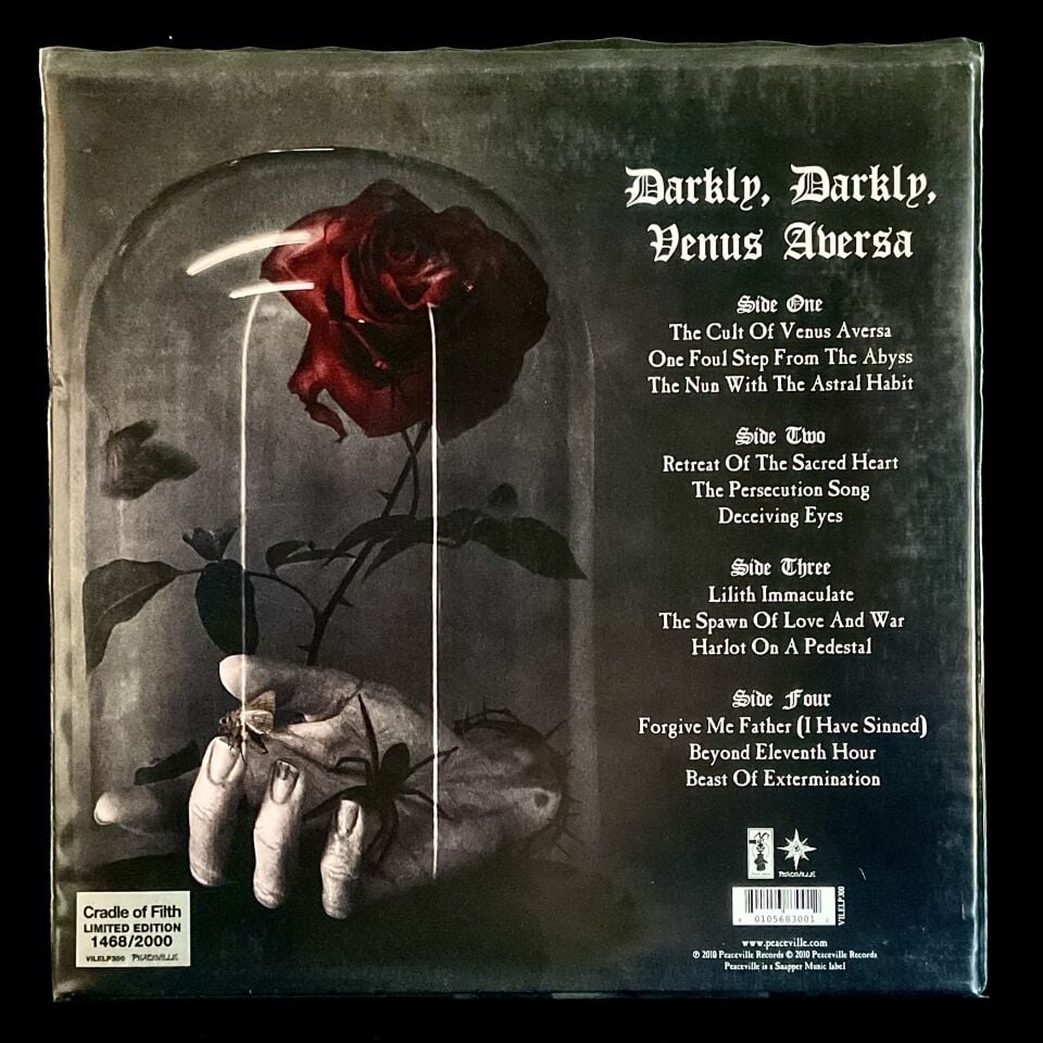 Cradle Of Filth-Darkly,Darkly,Venus Aversa DOUBLE LP LIMITED EDITION 2.EL