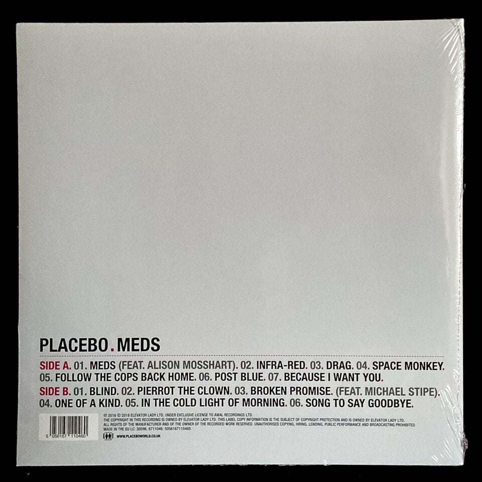 Placebo-Meds LP GATEFOLD