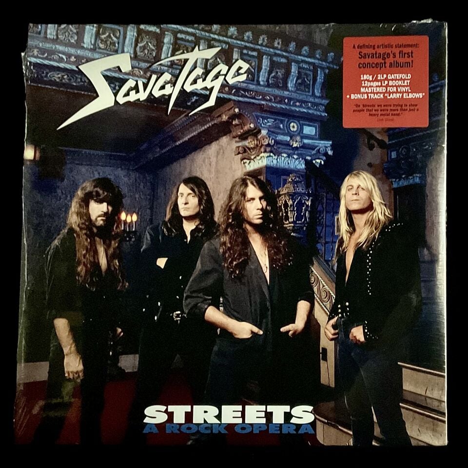 Savatage-Streets A Rock Opera DOUBLE LP GATEFOLD