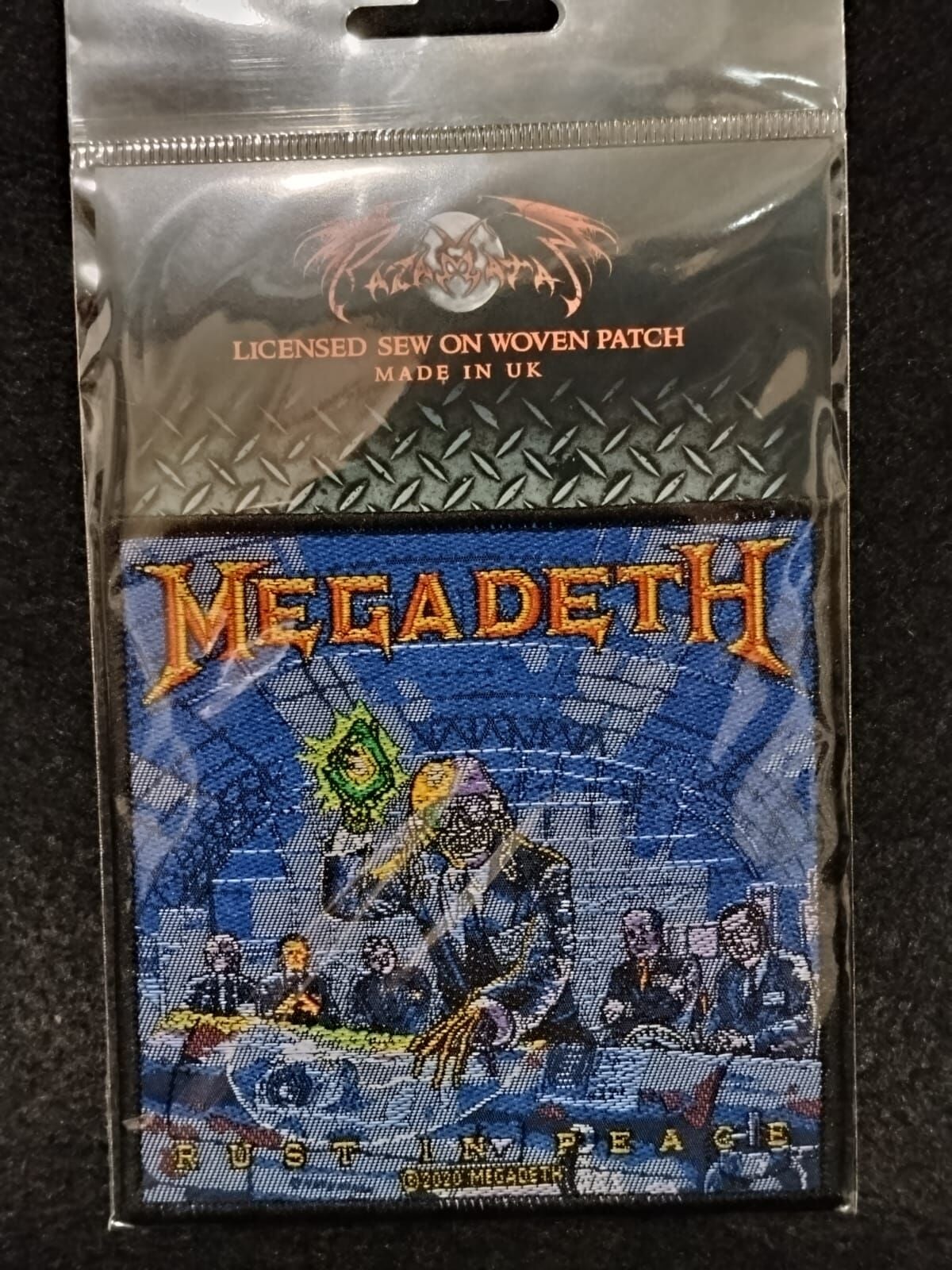 Megadeth-Rust In Peace - Orjinal Patch