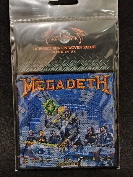 Megadeth-Rust In Peace - Orjinal Patch