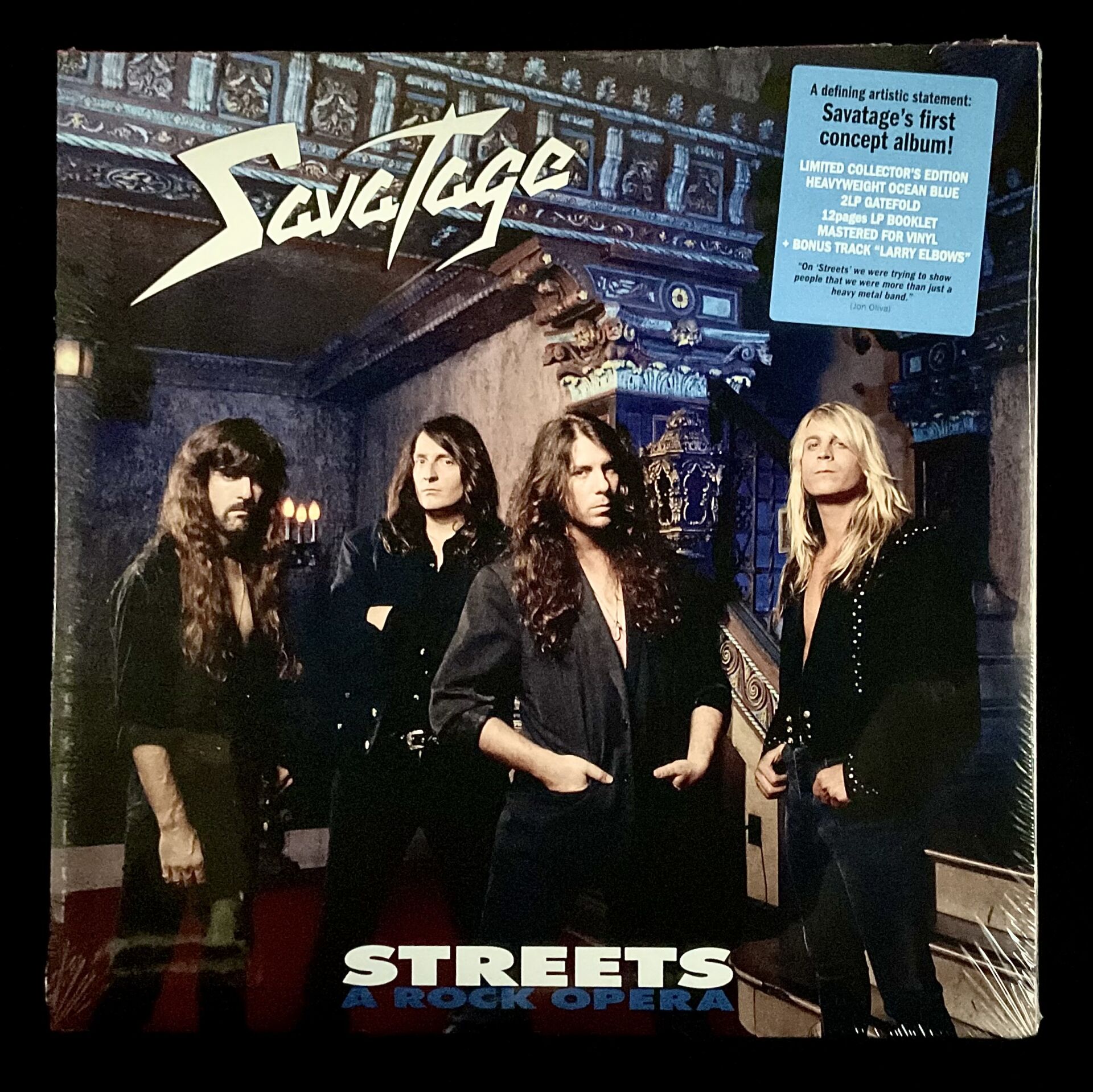 Savatage-Streets A Rock Opera DOUBLE LP GATEFOLD COLOURED