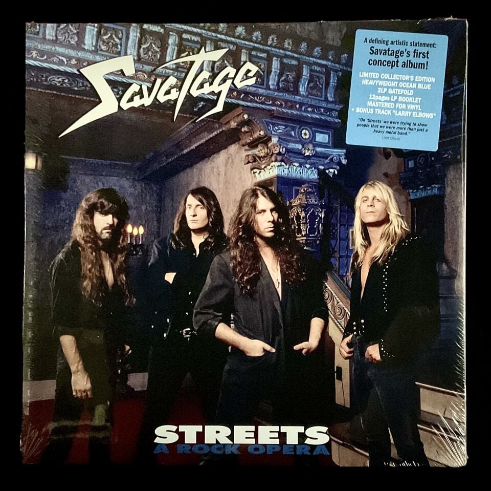 Savatage-Streets A Rock Opera DOUBLE LP GATEFOLD COLOURED