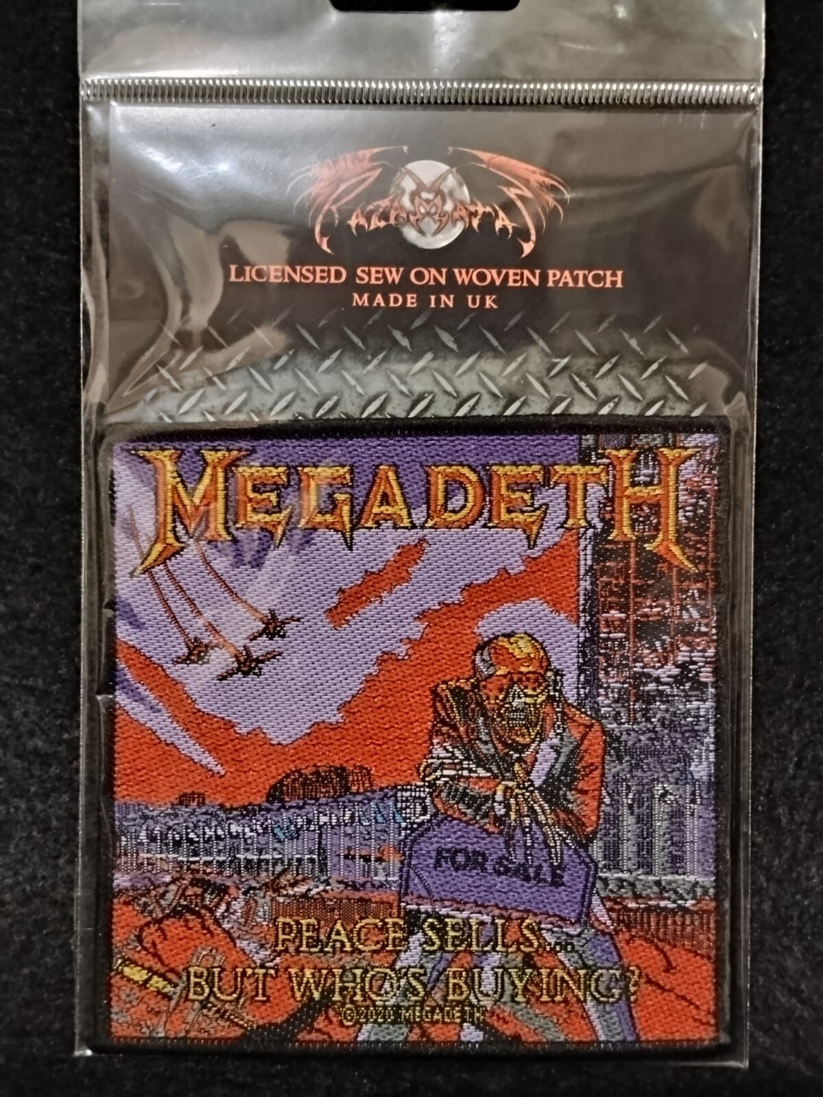Megadeth-Peace Sells - Orjinal Patch