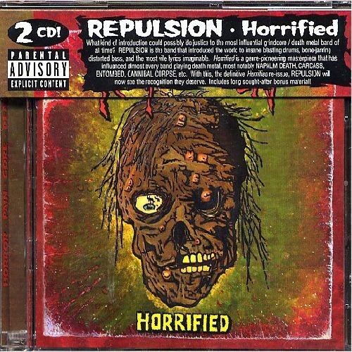 Repulsion - Horrified + Demo 85/91 - DOUBLE CD 15 MART 2026 KARGO