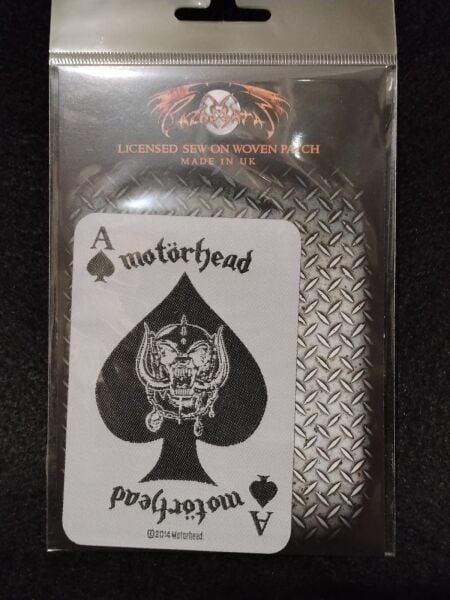 Motörhead-Ace Of Spades Card Orjinal Patch