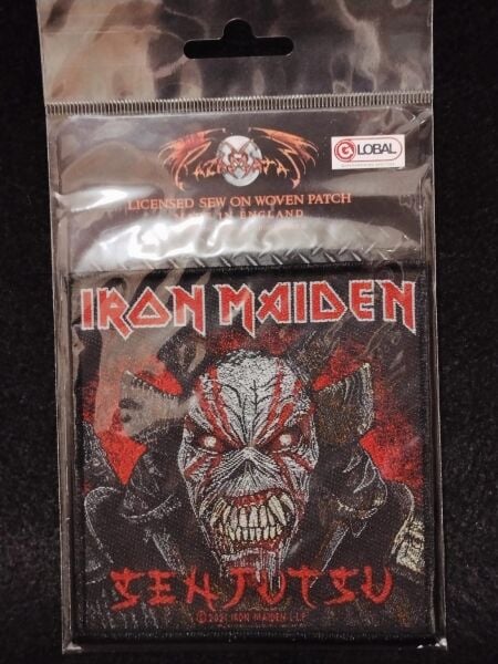 Iron Maiden-Senjutsu Back Cover - Orjinal Patch