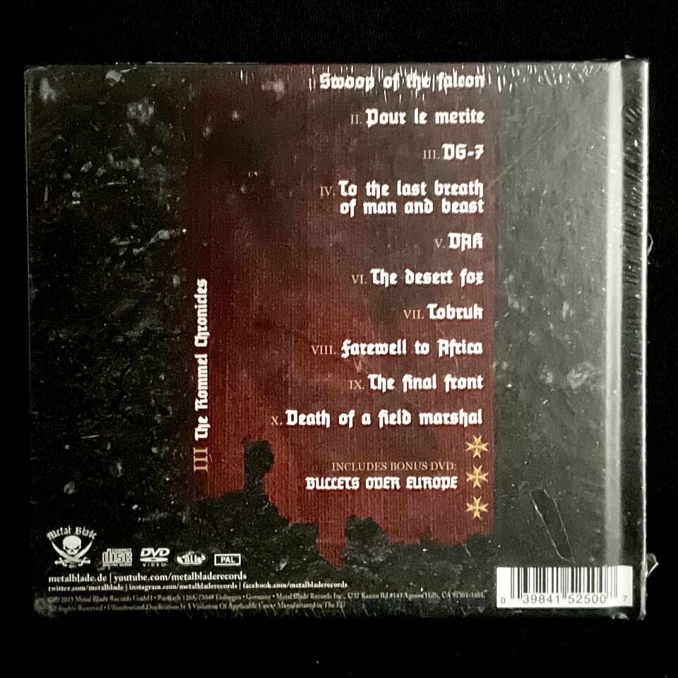 Hail Of Bullets-III The Rommel Chronicles CD + BONUS DVD