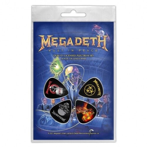 Megadeth - Rust In Peace - Guitar Pick Set 15 NİSAN 2026 DA KARGO