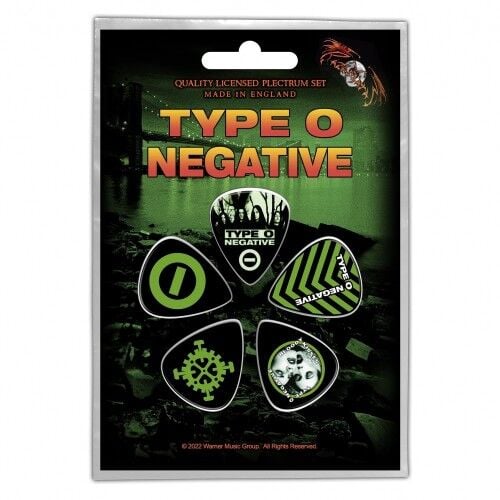 Type O Negative - World Coming Down - Guitar Pick Set 15 NİSAN 2026 DA KARGO