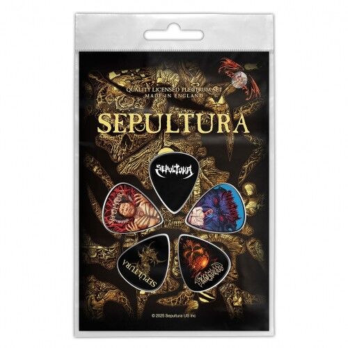 Sepultura - Discography - Guitar Pick Set 15 NİSAN 2026 DA KARGO