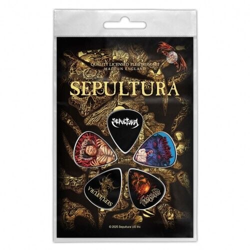 Sepultura - Discography - Guitar Pick Set 15 NİSAN 2026 DA KARGO