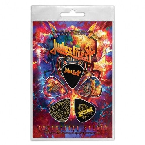 Judas Priest - Invincible Shield - Guitar Pick Set 15 NİSAN 2026 DA KARGO