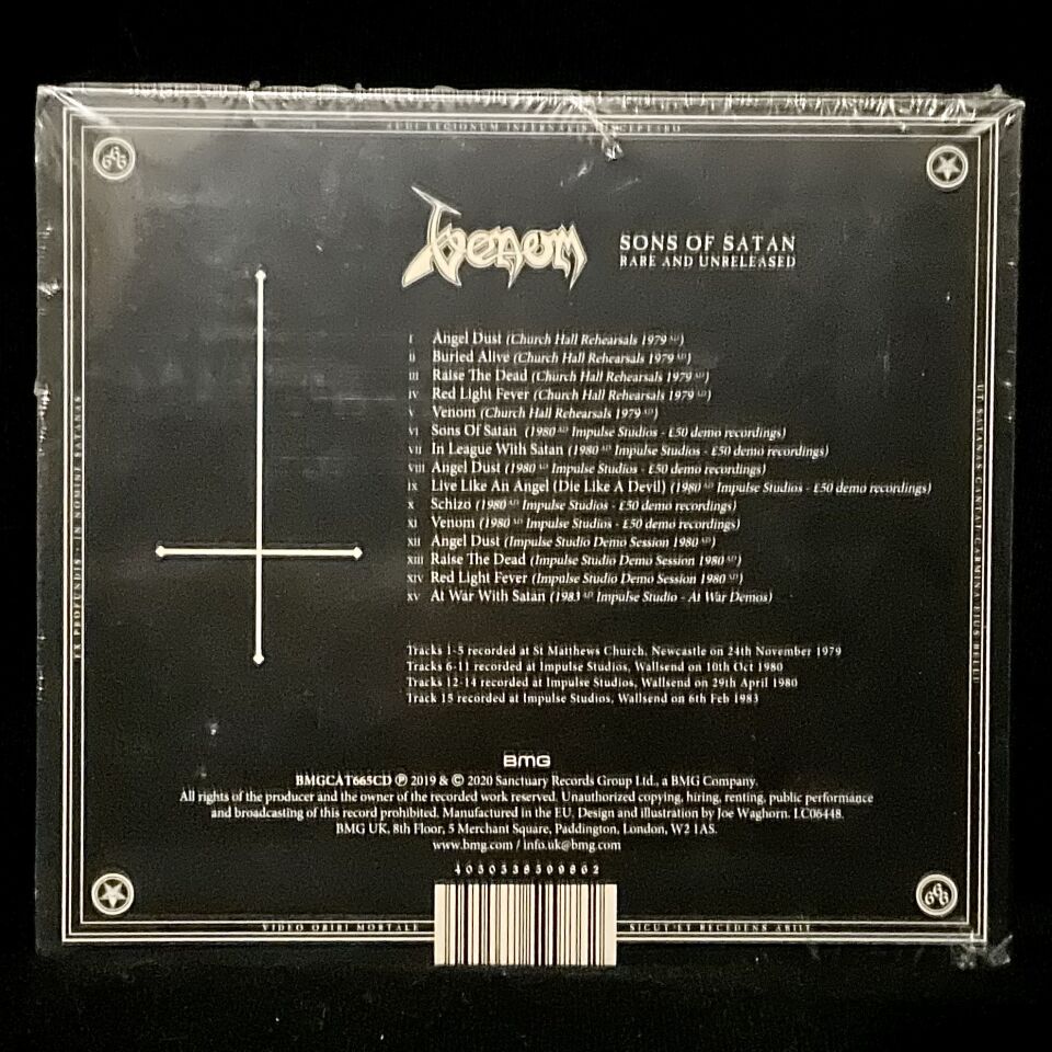 Venom-Sons Of Satan CD DIGIPAK