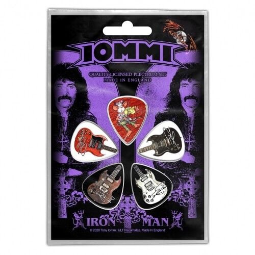 Tony Iommi - Iron Man - Guitar Pick Set 15 NİSAN 2026 DA KARGO
