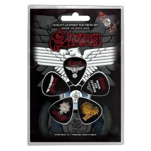 Saxon - Wheels Of Steel - Guitar Pick Set 15 NİSAN 2026 DA KARGO