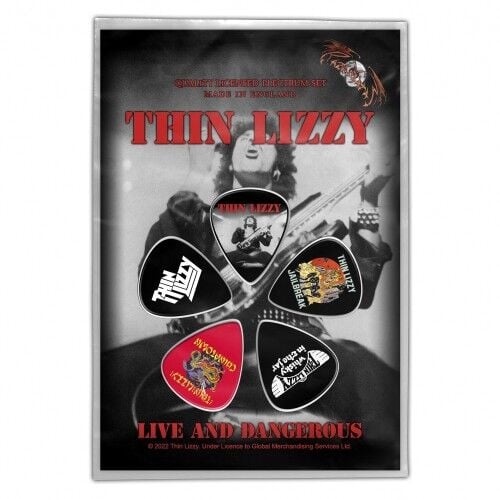 Thin Lizzy - Live and Dangerous - Guitar Pick Set 15 NİSAN 2026 DA KARGO
