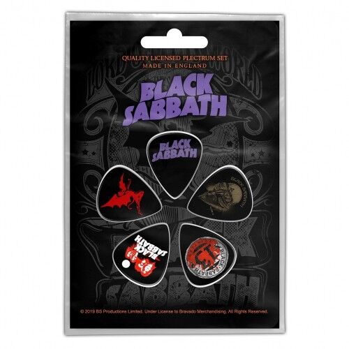 Black Sabbath - Purple Logo - Guitar Pick Set 15 NİSAN 2026 DA KARGO