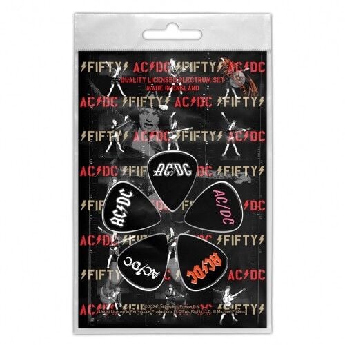 AC/DC - Fifty - Guitar Pick Set 15 NİSAN 2026 DA KARGO