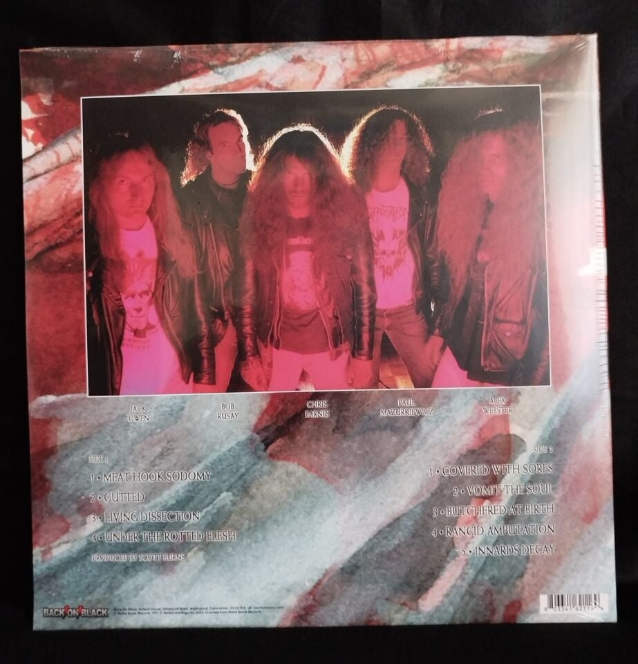 Cannibal Corpse-Butchered At Birth - LP COLOURED