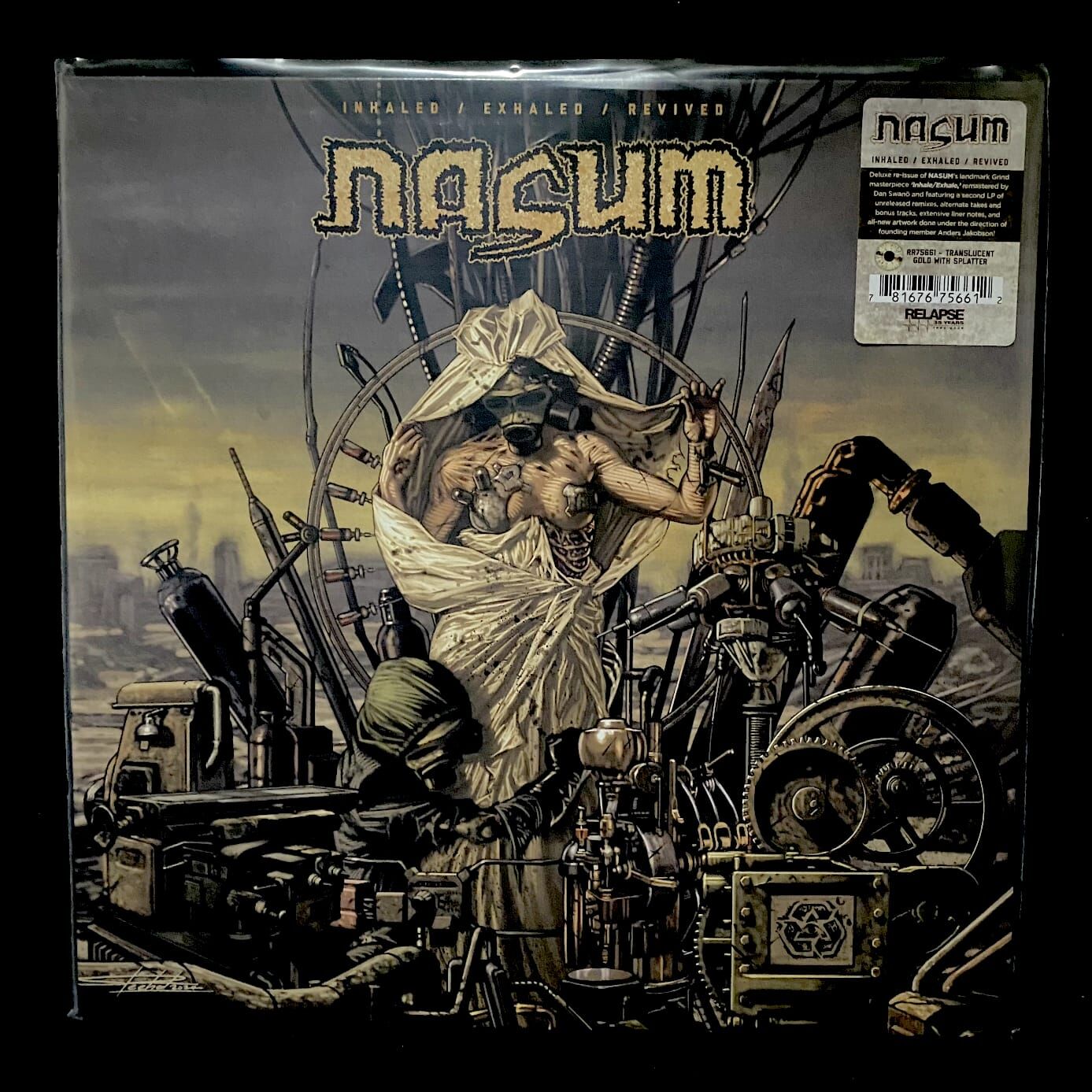 Nasum - Inhaled/Exhaled/Revived DOUBLE LP GATEFOLD