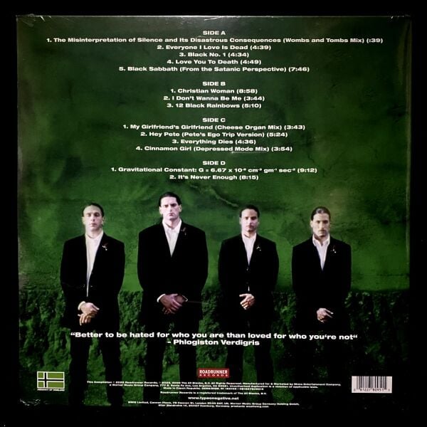 Type O Negative-The Least Worst Of DOUBLE LP GATEFOLD