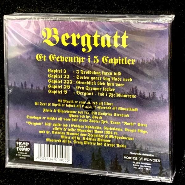 Ulver - Bergtatt - Et Eeventyr I 5 Capitler - CD