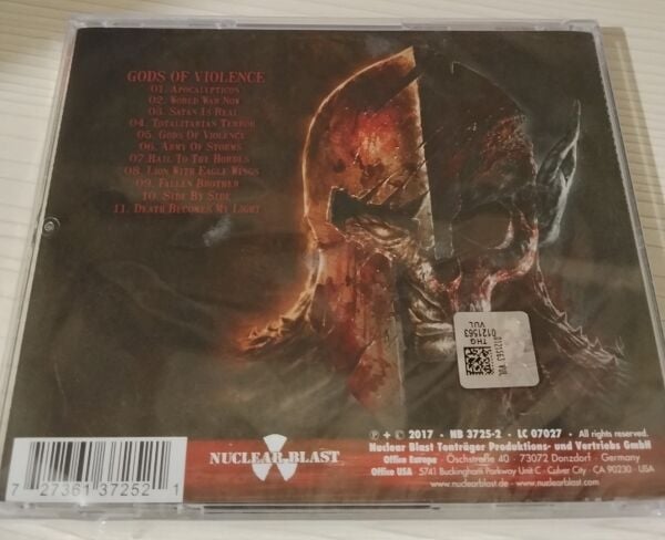 Kreator-Gods Of Violence CD JEWELCASE
