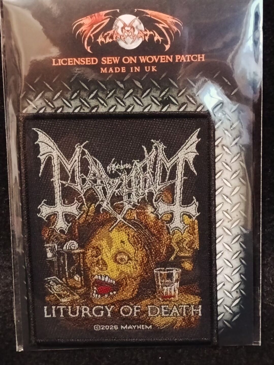 Mayhem-Liturgy Of Death - Patch