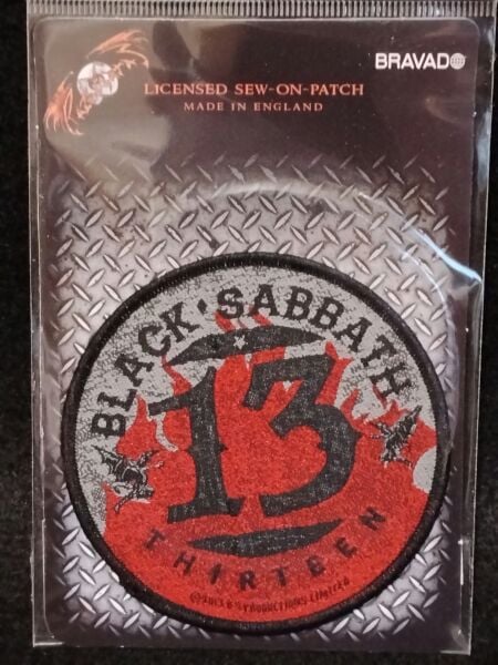 Black Sabbath-13 / Flames Circular - Patch