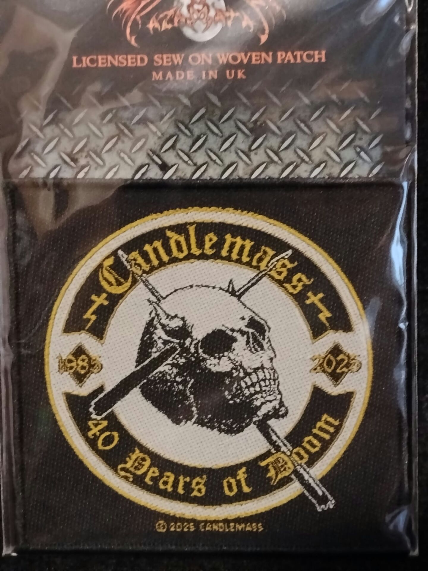 Candlemass-40 Years Of Doom - Patch