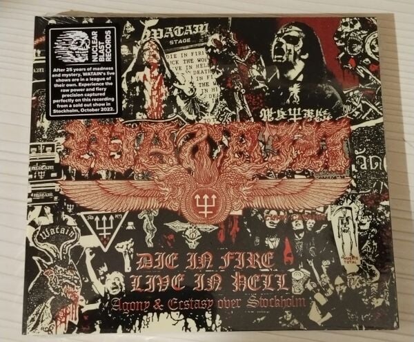 Watain-Die in Fire - Live in Hell - CD DIGIPAK